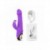 Vibrador rabbit de empuje recargable de 9 velocidades con rotación