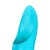 Vibrador de dedo recargable Teaser - Blue