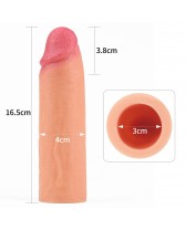 Funda de pene o extensor realista Revolutionary Silicone Nature Extender