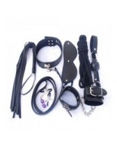 Set sado bondage de 7 piezas "Black SM kits"