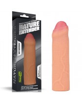 Funda de pene o extensor realista Revolutionary Silicone Nature Extender Uncircumcise