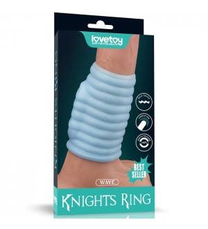 Anillo funda vibradora de pene Vibrating Wave Knights Ring