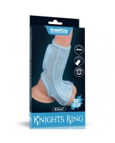 Funda de pene vibradora Ridge Knights Ring with Scrotum Sleeves