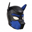 Máscara o capucha de Perro - Blue Black Doggy mask
