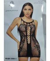 Vestido de red tipo bodystocking