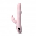 Vibrador rabbit recargable con masajes para punto G Lush - Aurora - Pink