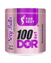 Óvulos lubricantes anales Sexy balls 100 DOOR - 3 unid