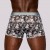 Male power Shorts sin costura Optical Sheer Prints