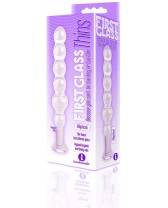 Tira anal de cristal First Glass Thins Elliptical Glass Plug