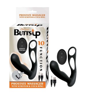 Vibrador de próstata Butts Up Prostate Massager with Scrotum & Cock Ring