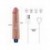 Vibrador realista recargable de 9.5" REAL SOFTEE Rechargeable Vibrating Dildo