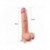 Mega Dildo realista con ventosa de 10" Dual Layer Platinum Silicone Cock