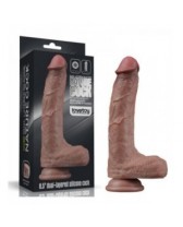 Dildo realisra morocho de 8.5'' Dual Layered Silicone Cock