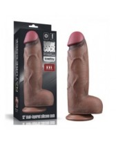 Mega dildo 12'' Dual Layered Silicone Cock XXL