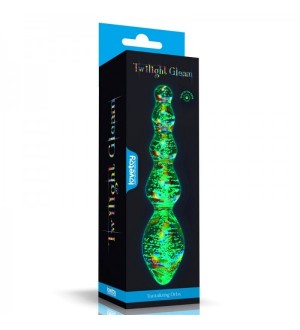 Tira anal de vidrio Twilight Gleam fluorescente Tantalizing Orbs