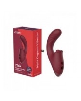 Vibrador vaginal y de clítoris con función de empuje, golpeteo, vibración Tide