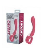 Vibrador vaginal para punto G Cavort ergonómico recargable