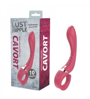 Vibrador vaginal para punto G Cavort ergonómico recargable