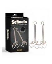 Pinzas para pezones de corazón Fetish Fantasy Heart Nipple Clamps