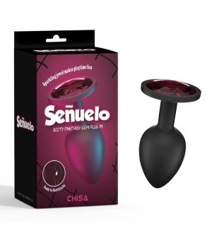 Plug anal de silicona talla M Booty Fantasy Gem Plug
