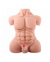 Masturbador unisex tipo torso masculino con pene Vicente