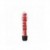 Vibrador clásico de plástico con funda suave transparente Red