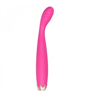 Vibrador de punto G recargable ergonómico Crown base