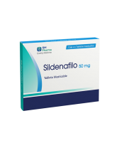 Potenciador masculino en tabletas masticables Sildenafilo 50mg QM Pharma