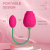 Estimulador 2 en 1 de clítoris y punto G - Rose sucking + vibrating egg