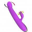 Vibrador rabbit con rotación para vagina/clítoris Amanda by HERFUN