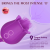 Vibrador rosa 2 en 1 con lamido para clítoris y vibración al punto G