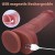 Vibrador realista telescópico recargable a control remoto Alex