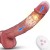 Vibrador realista telescópico recargable a control remoto Alex