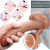 Vibrador realista a control con calor, vibración, empuje y rotación.