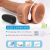 Vibrador realista a control con calor, vibración, empuje y rotación.