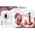 Dildo vibrador eyaculador con calefacción a control remoto