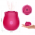 Vibrador succionador de clítoris rosa con 10 modos de vibración.