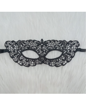 Antifaz de encaje negro Dark Love