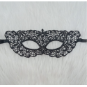 Antifaz de encaje negro Dark Love