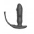 Masajeador vibrador de prostata telescópico con anillo para pene con App