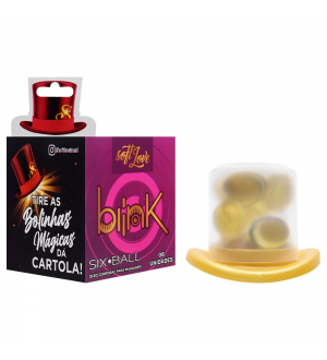 Bolitas eróticas explosivas SIX BALL BLINK BOLINHA ANAL - 6 unidades