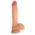 Vibrador realista telescópico recargable a control remoto 9 inches
