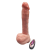 Vibrador realista telescópico a control remoto recargable con calefacción Big boy