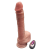 Vibrador realista telescópico a control remoto recargable con calefacción Big boy