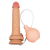 Dildo vibrador eyaculador con calefacción a control remoto