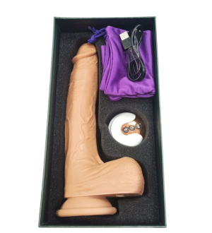 Vibrador realista telescópico recargable a control remoto Mr. Big