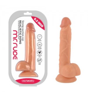 Consolador realista Mr. Rude de 21 cm