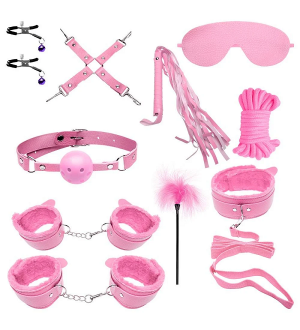 Set sado de 10 artículos Fantasía Rosa