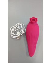 Vibrador estimulador de clítoris con pulsación Flor de Loto