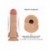 Dildo vibrador realista de 8 inch Vibrating Power Basics Cock